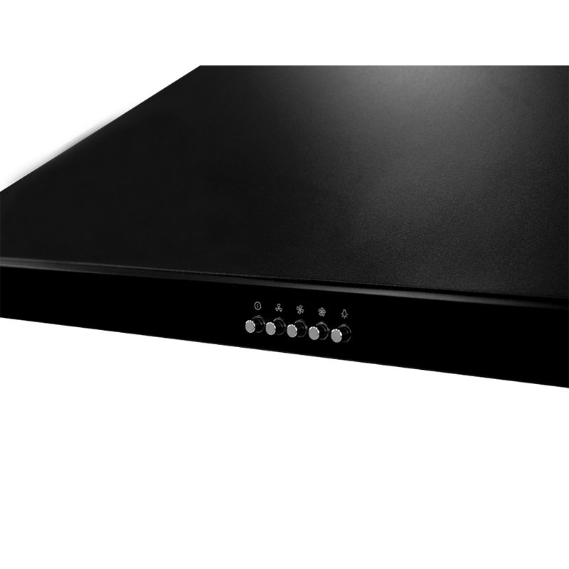 Russell Hobbs Rhsch901b-m 90cm Wide Black Steel Chimney Cooker Hood