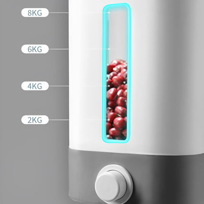 22-25 Lbs Rice Dispenser with Measuring Cup