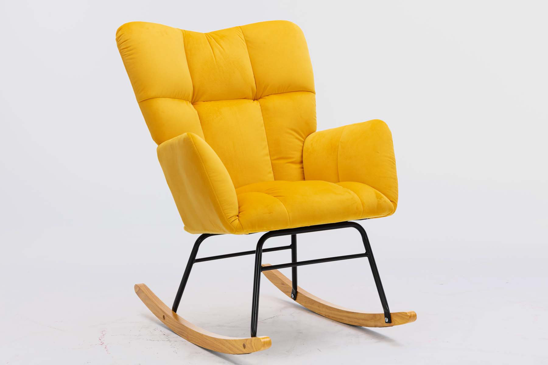 Mercer41 Nelis Upholstered Rocking Chair Wayfair