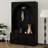 Arched Hall Tree With Storage Bench, 4 Golden Hooks, Entryway Bench With 3 Cabinets And Adjustable Shelves-1379515080
