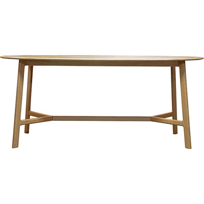 Anneliese Oak Oval Solid Wood Dining Table