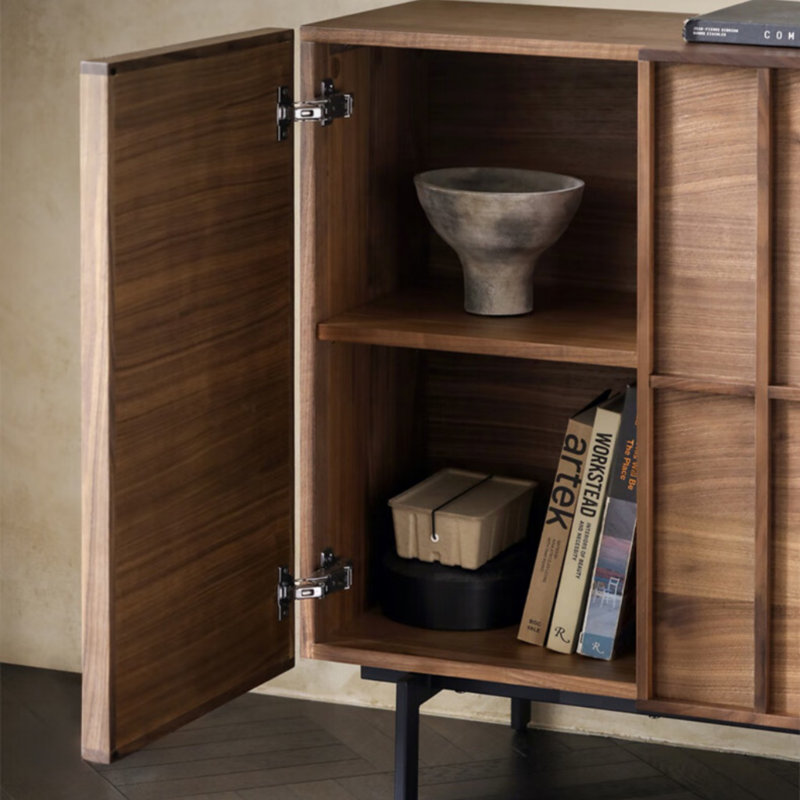 Buffet Retro Bone Line, Noyer