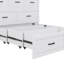Armoire lit escamotable Murphy avec station de charge, lit pliant multifonctionnel avec 1 grand tiroir de rangement-264114950