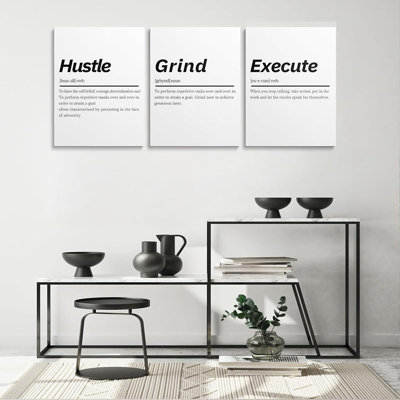 3 Piece Wrapped Canvas Wall Art