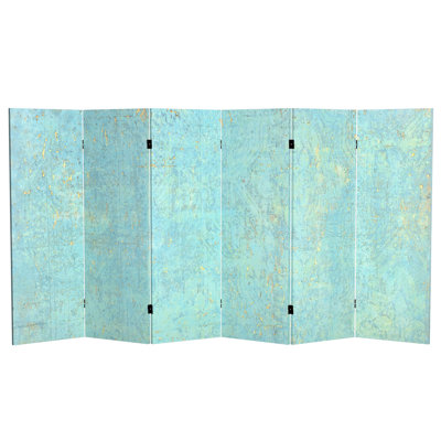 Wiens Turquoise Art Canvas Folding Screen
