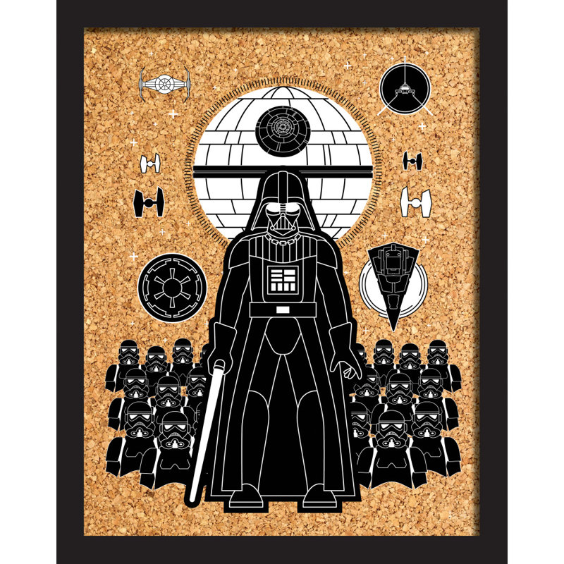 Panneau de liège mural Star Wars Darth Vader