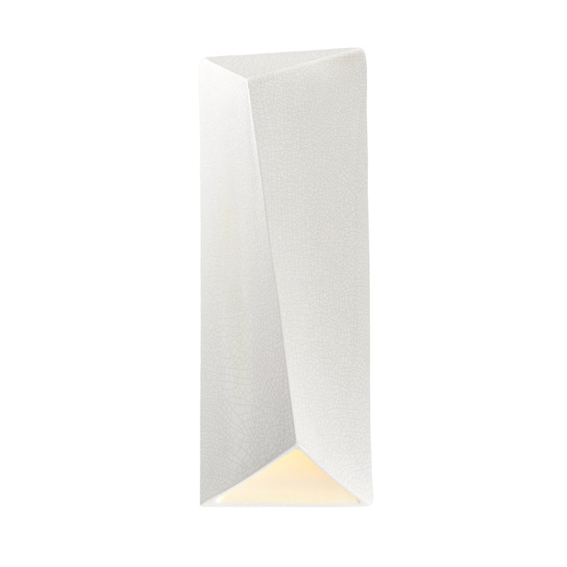 Lashay Ceramic LED Flush Mounted Sconce, Antique Copper