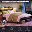 Lit antique brun-1287540697