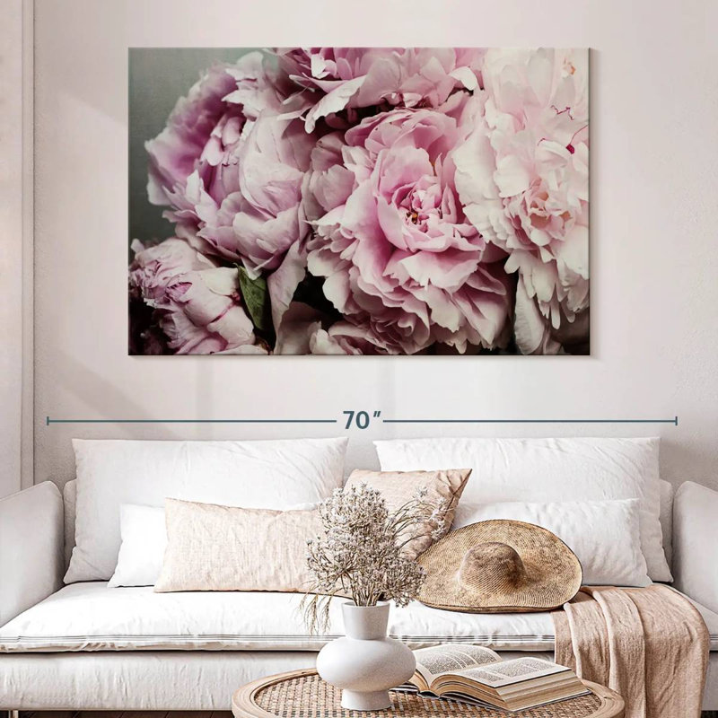 Harnek pivoines à gogo, H 34 po x l 51 po
