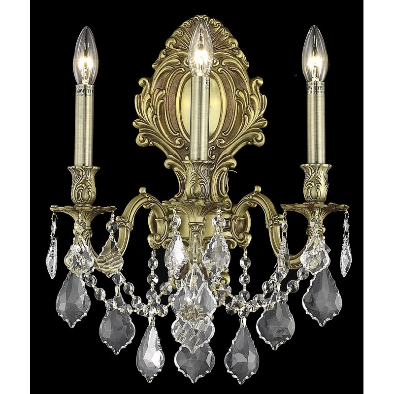 Cristal taillé royal monarque Mardochée, 3, Or français, H 18 po x l 14 po x P 14 po