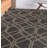 Raya Modern Geometric Lattice 100% Polypropylene Area Rug-24739858