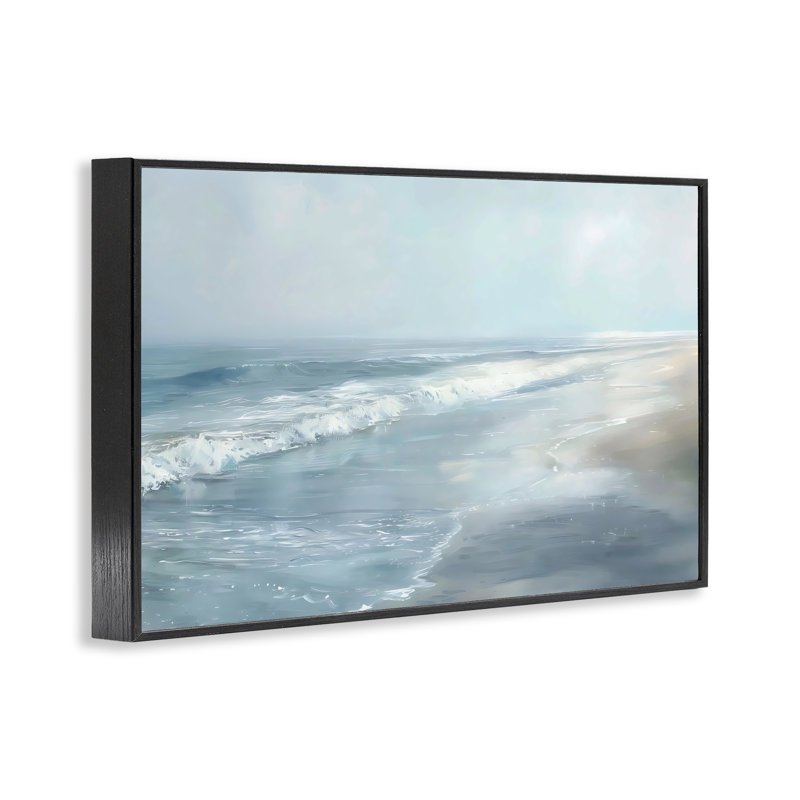 Giclée encadrée, bordée de brouillard, par LSR Design Studio, H 16 po x l 24 po, Giclée encadrée noir minuit