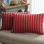  Housse et insert de coussin extérieur rayé Sunbrella