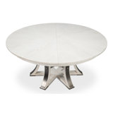 Tower Round Solid Oak Dining Table