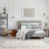 Myshaggy Collection Rugs Trellis Design in Ivory