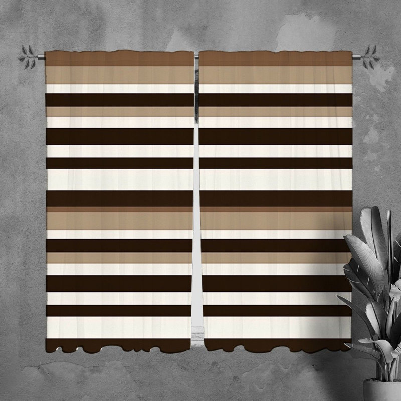 Paire de rideaux obscurcissant en polyester Mechtilde, L 20 po x L 61 po