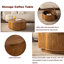 Table basse avec rangement amovible