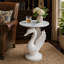 Table d'appoint 19,69 "White Swan