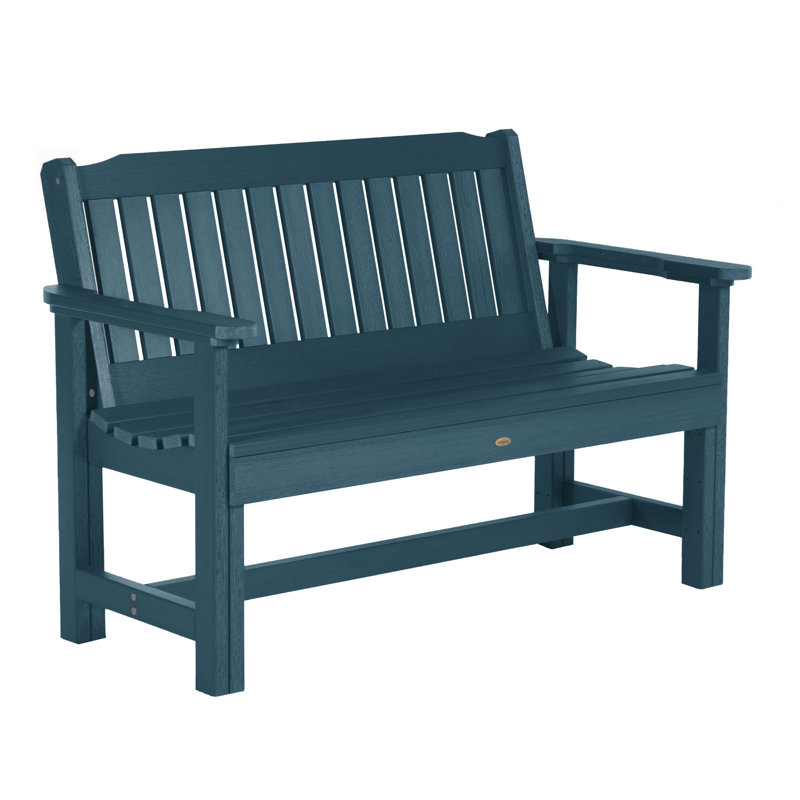 Lunz Outdoor Bench, Nantucket Blue
