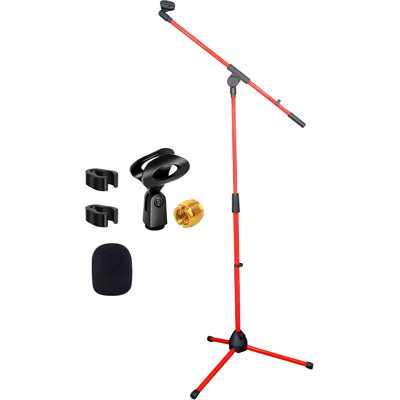 5 Core Tripod Mic Stand Height Adjustable Floor Microphone Boom Arm Pedestal Para Microfono for Singing On Stage Studio