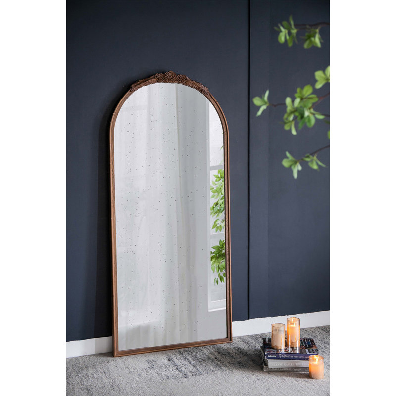Miroir décoratif Langosta Bingley, H 42 po x l 23 po, Brun