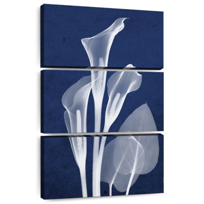 Harnek Three Indigo Calla Lilies