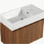 Armoire de salle de bain 30 po avec lavabo, portes, fixation flottante, pour petite salle de bain-120102140-120102138