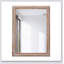 Miroir de salle de bain 22 po x 30 po avec cadre en perles pour un montage polyvalent et un décor élégant