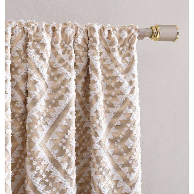 Panneau de fenêtre simple occultant avec passe-tringle Swift Home, Beige, L 54 po x L 84 po