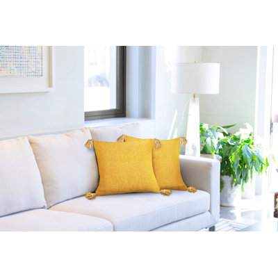 Meurer Geometric Square Cushion