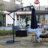 10Ft Solar Led Offset Umbrella For Patio - Navy Blue 40 Lights Simple Adjustment High Stability Material Market Blue, Lights, Easy System, Strong Stability, Long-Lasting Materials-526286559
