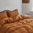 Linen Ruffled Duvet Cover Set-719121907-696302582