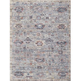 Hand Knotted Wool Area Rug in Brown/Light Gold