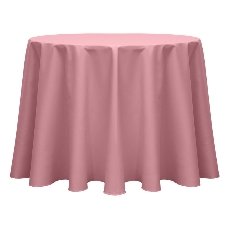 Jasmin Round Tablecloth, Dusty Rose, 10