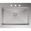 Vault 29-3/4" x 24-5/16" x 9-5/16" Top-Mount Single-Bowl Stainless Steel Kitchen Sink with Shortened Apron-Front for 30"Cabinet