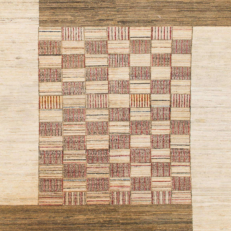 Abstract Indoor Rug, Square 4'