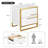 19.7" Modern White/Gold 2-Drawer Bedroom Nightstand,Bed Side Table-1753178606