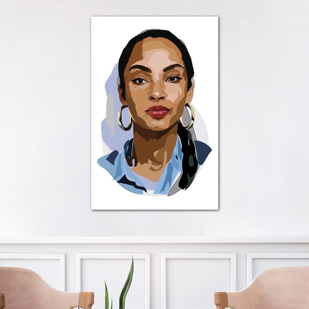 Leinwandbild - Grafikdruck „Sade” von Anna Mckay