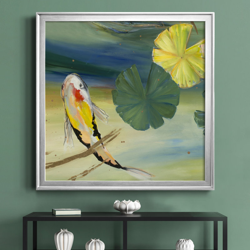A Moment in Time II - Reproduction d'art sur toile encadrée, H 26,5 po x l 26,5 po x P 1,5 po, Cadre noir