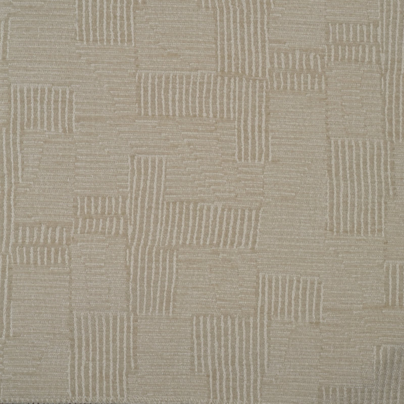 Tissu de revêtement jacquard Marco Chenille, Ivoire