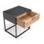 Ware 48cm W Metal Bedside Table