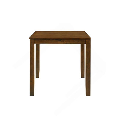 Beautiful Cherry Color Counter Height 1Pc Dining Pub Height Square Table Dining Room Wooden Furniture