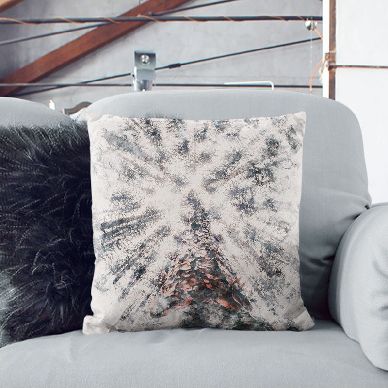Square Throw Cushion, 55cm H x 55cm W x 20cm D, Black