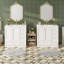Meuble-lavabo autoportant de style Shaker avec lavabo en céramique-1760752765