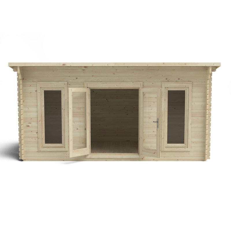 Elmley 17 x 11 Ft. Tongue & Groove Log Cabin, Yes