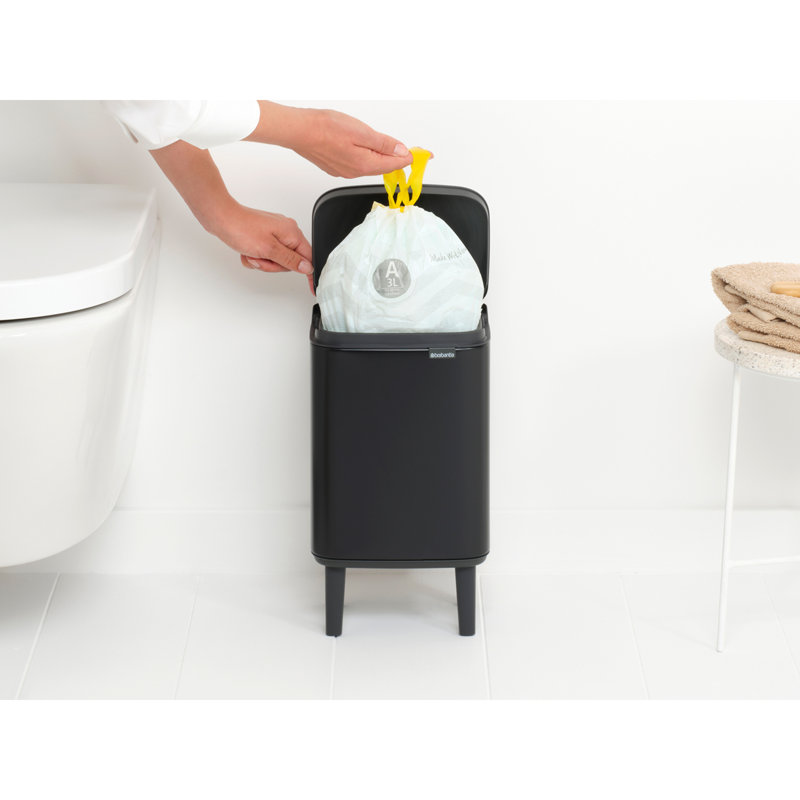 Brabantia 4 Litre Bo Waste Bin Hi, Matt Black