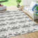 Geometric Machine Washable Rugs Modern Non-Slip Rug for Living Room Bedroom Nursery Dining Table Bedside Decor