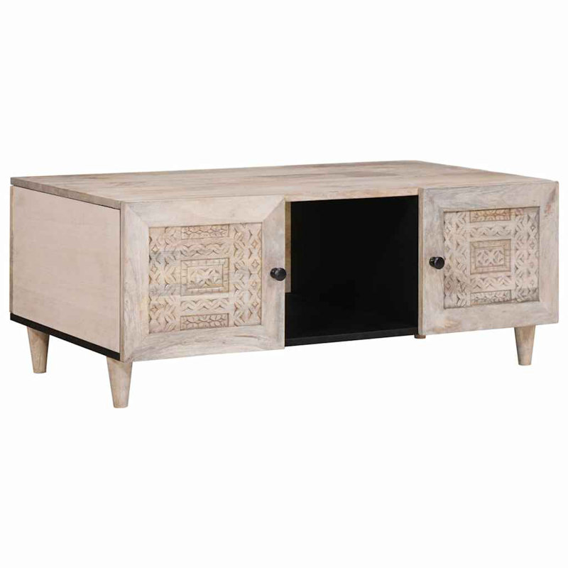Coffee Table with Storage, Beige