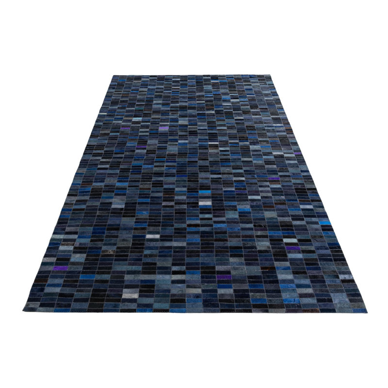 Tapis bleu foncé Orlowski