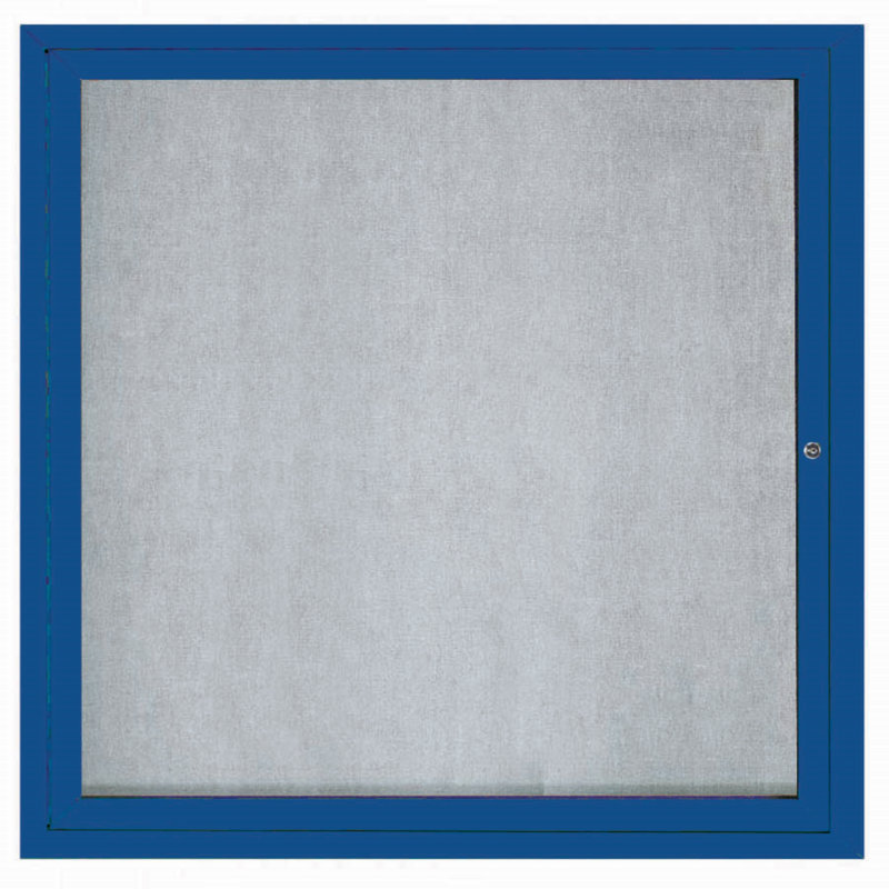 Tableau d'affichage mural extérieur pour l'extérieur, bleu, Un, H 36 po x l 36 po